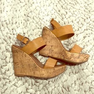Tan Wedges